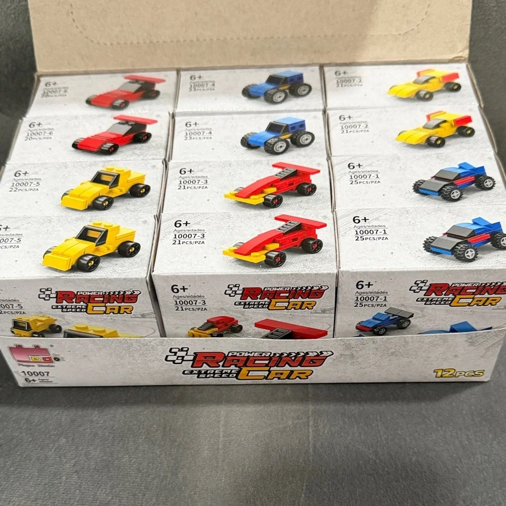 Build a racing car set of 4